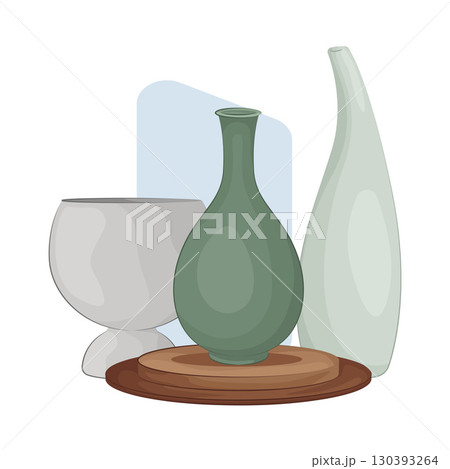 Illustration of Vase Illustration of Vase 130393264