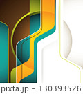 set of abstract geometric paper graphic layouts 130393526