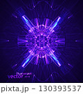 abstract fractal structure of lines and dots 130393537