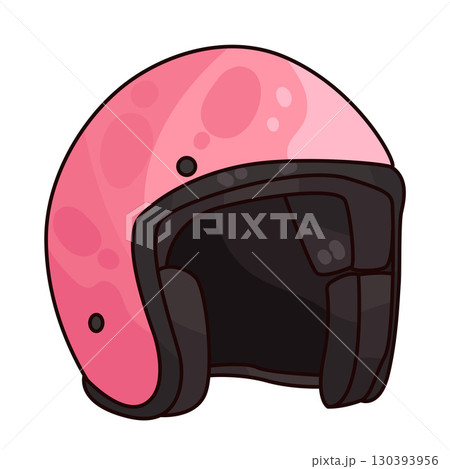 illustration of motorcycle helmet 130393956