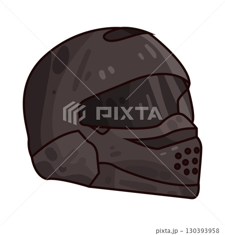 illustration of motorcycle helmet illustration of motorcycle helmet 130393958