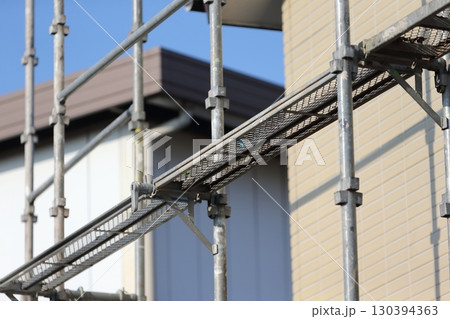 新築戸建て住宅の先行足場 イメージ 新築戸建て住宅の先行足場 イメージ 130394363