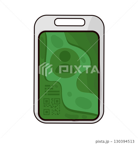 illustration of ID Card illustration of ID Card 130394513