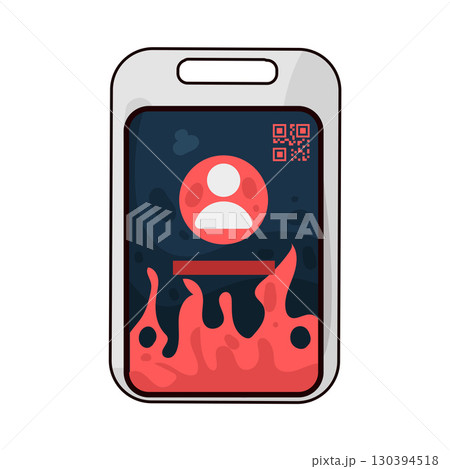 illustration of ID Card illustration of ID Card 130394518