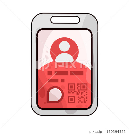 illustration of ID Card 130394523