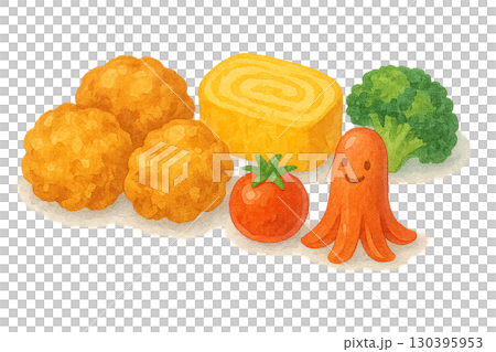Bento side dish set illustration 130395953