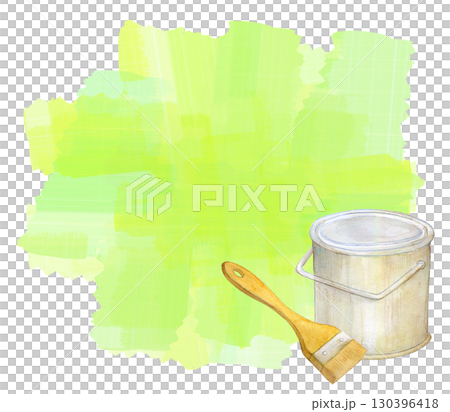 Painting with paint, watercolor illustration, painting 130396418