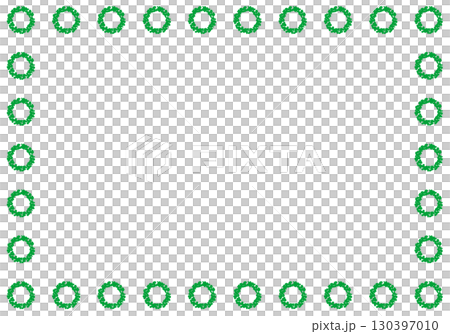 手描きのクレヨン素材　背景　フレーム 130397010