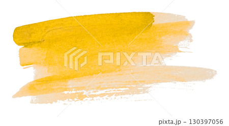 yellow watercolor background. Artistic hand paint. Isolated on transparent background. yellow watercolor background. Artistic hand paint. Isolated on transparent background. 130397056