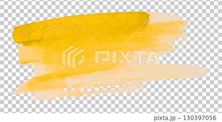 yellow watercolor background. Artistic hand paint. Isolated on transparent background. yellow watercolor background. Artistic hand paint. Isolated on transparent background. 130397056
