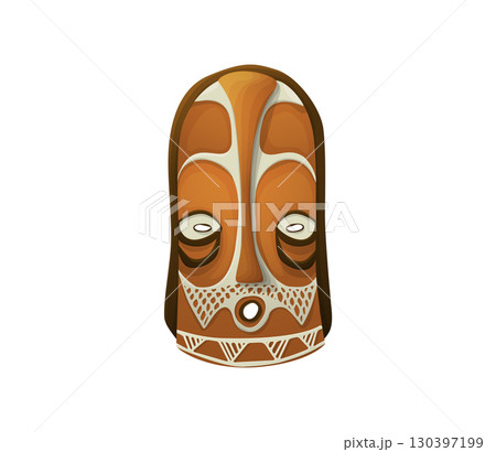 Decorative tribal face mask 130397199