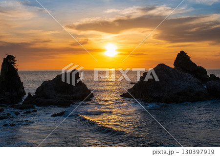 笹川流れ・夕景 130397919