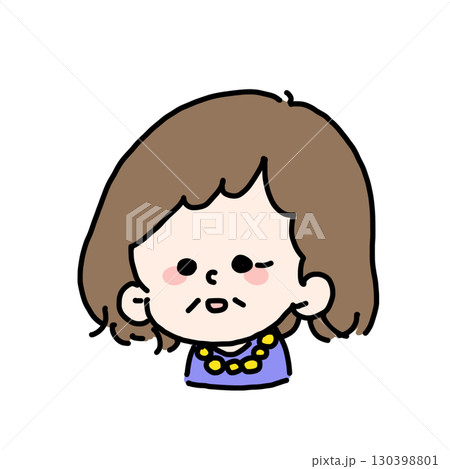 かわいいおばあちゃんのイラスト 130398801