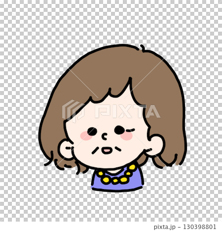 かわいいおばあちゃんのイラスト 130398801