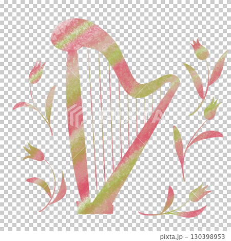 Harp and Flower 46 130398953