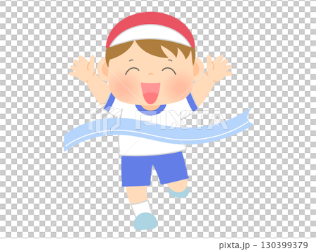 運動會_進球_男孩 130399379