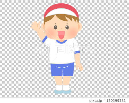 運動會_運動員誓言_女孩 130399381