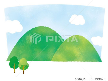 ほのぼのした山と空② ほのぼのした山と空② 130399878