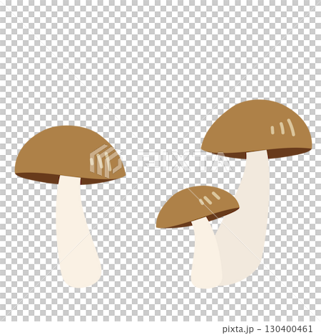 なめこのシンプルイラスト素材 なめこのシンプルイラスト素材 130400461