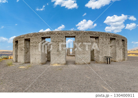 Stonehenge Memorial Overlooking Columbia river 130400911