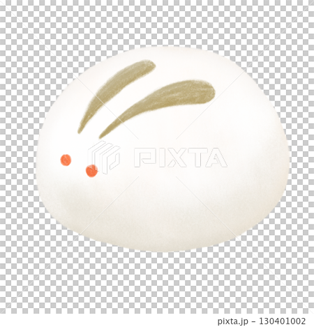 Cute and chewy bunny mochi illustration 130401002