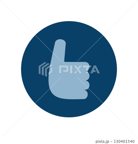 グッドサインのアイコンイラスト グッドサインのアイコンイラスト 130401540