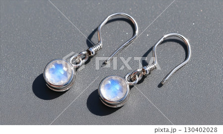 Elegant Labradorite Earrings with Silver Hook, Unique Jewelry for Style and Charm 130402028