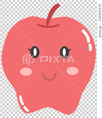 cute and minimal apple with smiley face cute and minimal apple with smiley face 130402478