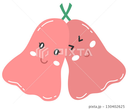 cute and minimal cartoon rose apple smiling face cute and minimal cartoon rose apple smiling face 130402625