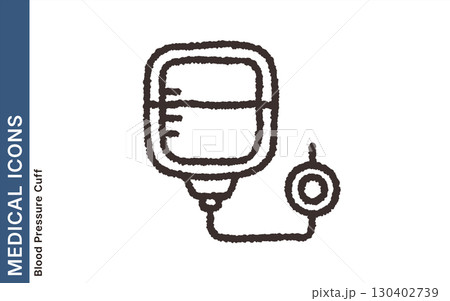 血圧計のシンプルな医療アイコン 130402739