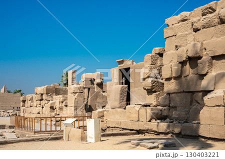 Ancient ruins of Karnak Temple in Luxor, Egypt 130403221