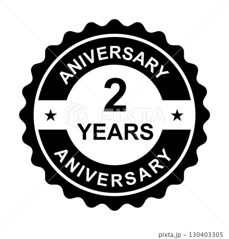 2 year anniversary gold icon vector for graphic design, logo, website, social media, mobile app, UI illustration 2 year anniversary gold icon vector for graphic design, logo, website, social media, mobile app, UI illustration 130403305