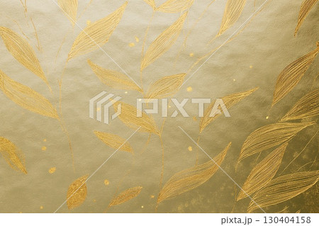 金箔を貼った和紙のイメージ、背景素材 金箔を貼った和紙のイメージ、背景素材 130404158
