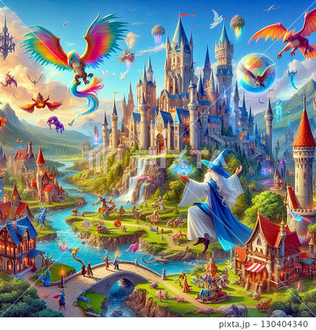 魔法使いが活躍するファンタジーの世界{27} 魔法使いが活躍するファンタジーの世界{27} 130404340