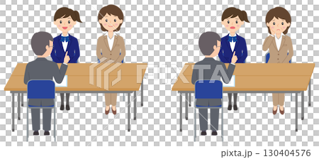 高校生女子面談 130404576