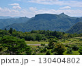 長野県佐久市にある荒船パノラマキャンプフィールドの展望台から見る荒船山の風景 130404802