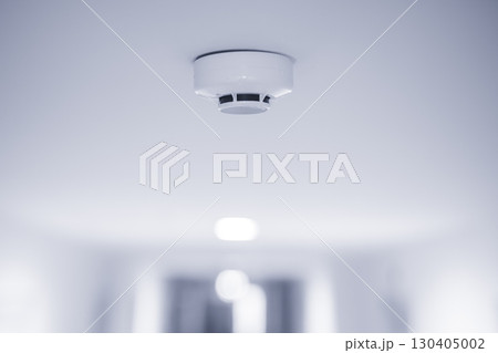 Smoke detector, Fire alarm detector device home safety device setup at home apartment room ceiling 130405002