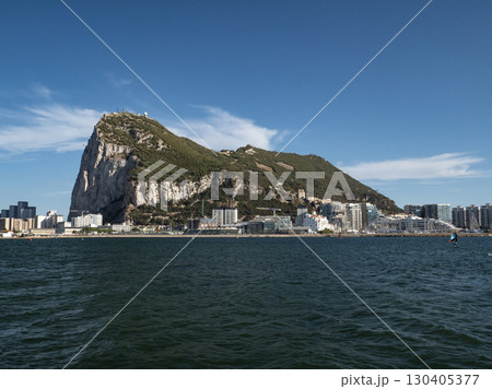 Gibraltar as seen from La Linea de la Concepcion in Spain Gibraltar as seen from La Linea de la Concepcion in Spain 130405377