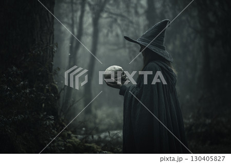 Halloween mystery concept, Generative AI Halloween mystery concept, Generative AI 130405827