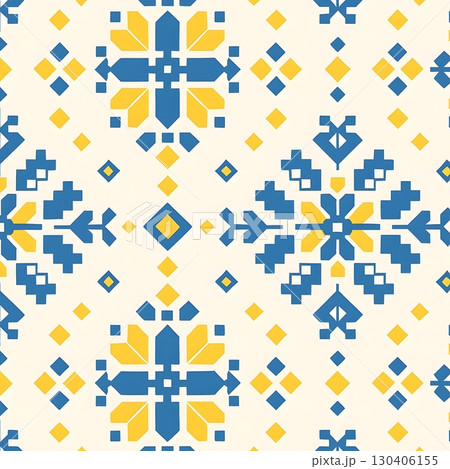 Seamless pattern for textile with modern Ukrainian vyshyvanka design Seamless pattern for textile with modern Ukrainian vyshyvanka design 130406155