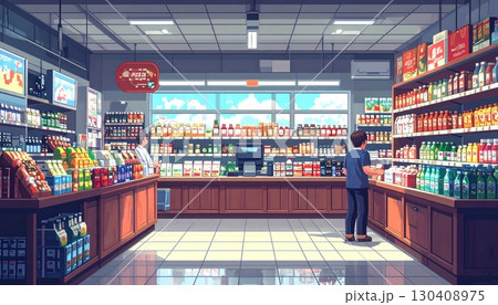 【ドット絵】お店_5 130408975