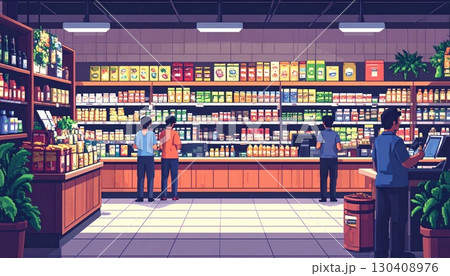 【ドット絵】お店_6 130408976