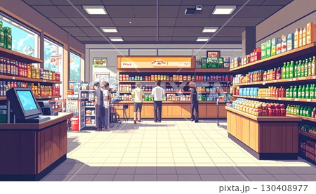 【ドット絵】お店_7 130408977