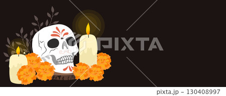 Dia De Los Muertos or Day of the Dead Celebration Background. Dia De Los Muertos or Day of the Dead Celebration Background. 130408997