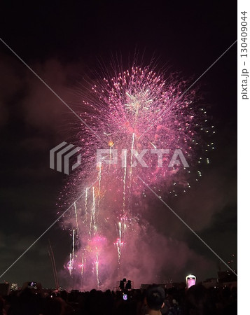 第50回江戸川花火大会の打ち上げ花火 130409044