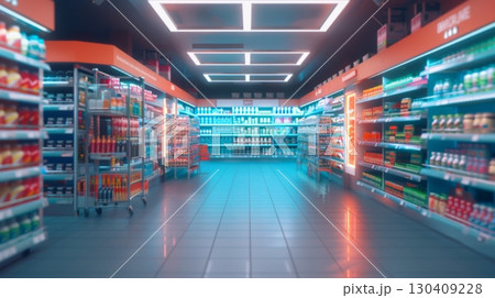 Smart shelves, IoTenabled inventory management, 3D illustration, advanced retail concept, copy space for text, sharp focus and clear light , high clarity , super detail Smart shelves, IoTenabled inventory management, 3D illustration, advanced retail concept, copy space for text, sharp focus and clear light , high clarity , super detail 130409228