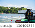 晴れの青空と三国競艇場イメージ｜スタートイメージ｜ボートレース場イメージ｜福井県堺市 130409244
