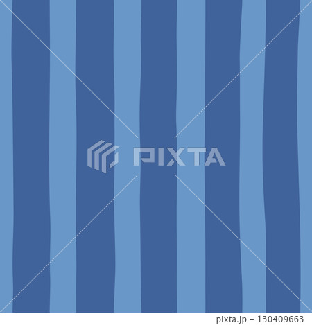 Seamless bold hand drawn vertical stripe pattern in alternating blue and light blue tones for coastal inspired home textiles Seamless bold hand drawn vertical stripe pattern in alternating blue and light blue tones for coastal inspired home textiles 130409663