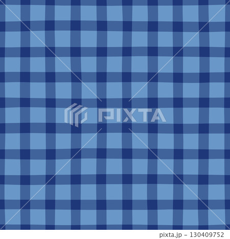 Buffalo check seamless pattern in three hand drawn blue shades for cozy flannel shirts, warm blankets and natural home textiles Buffalo check seamless pattern in three hand drawn blue shades for cozy flannel shirts, warm blankets and natural home textiles 130409752