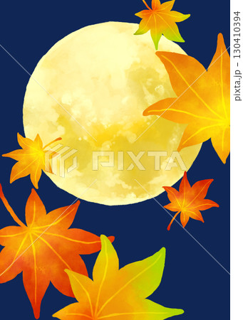 月と紅葉 130410394